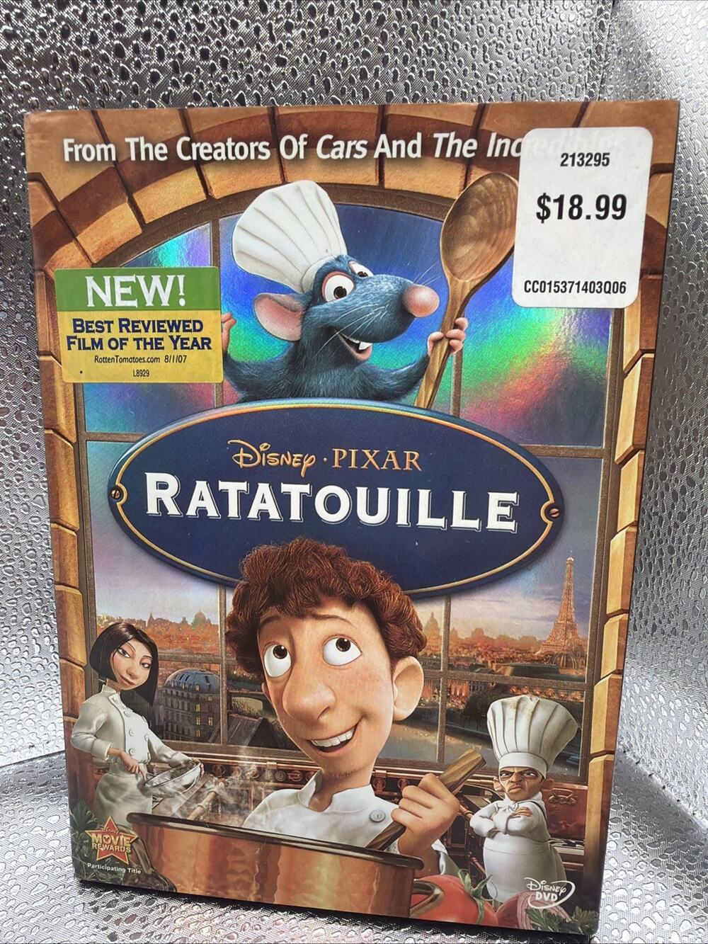 Ratatouille Disney Pixar DVD with Slip Cover